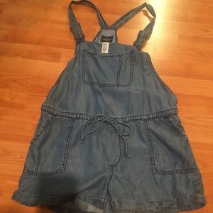 Denim overalls